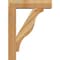 Ekena Millwork Funston Block Rough Sawn Bracket w/ Offset Brace, Western Red Cedar, 6"W x 22"D x 30"H BKT0604X22X30FST05RWR - alternate 2